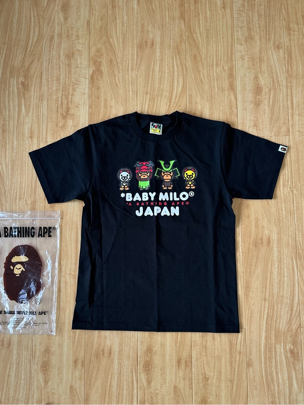 Kyoto Exclusive Baby Milo Bape T- Shirt Japan- size medium